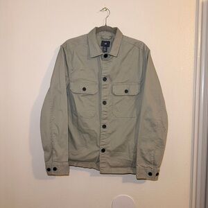 H&M Sage Green Shirt Jacket